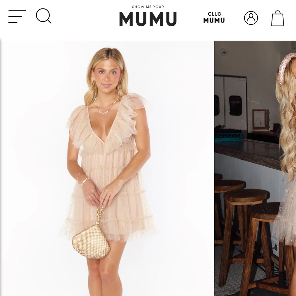 Brand New Show Me Your MuMu Dress